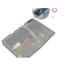 Dell Alienware 13 Замена индикатора состояния